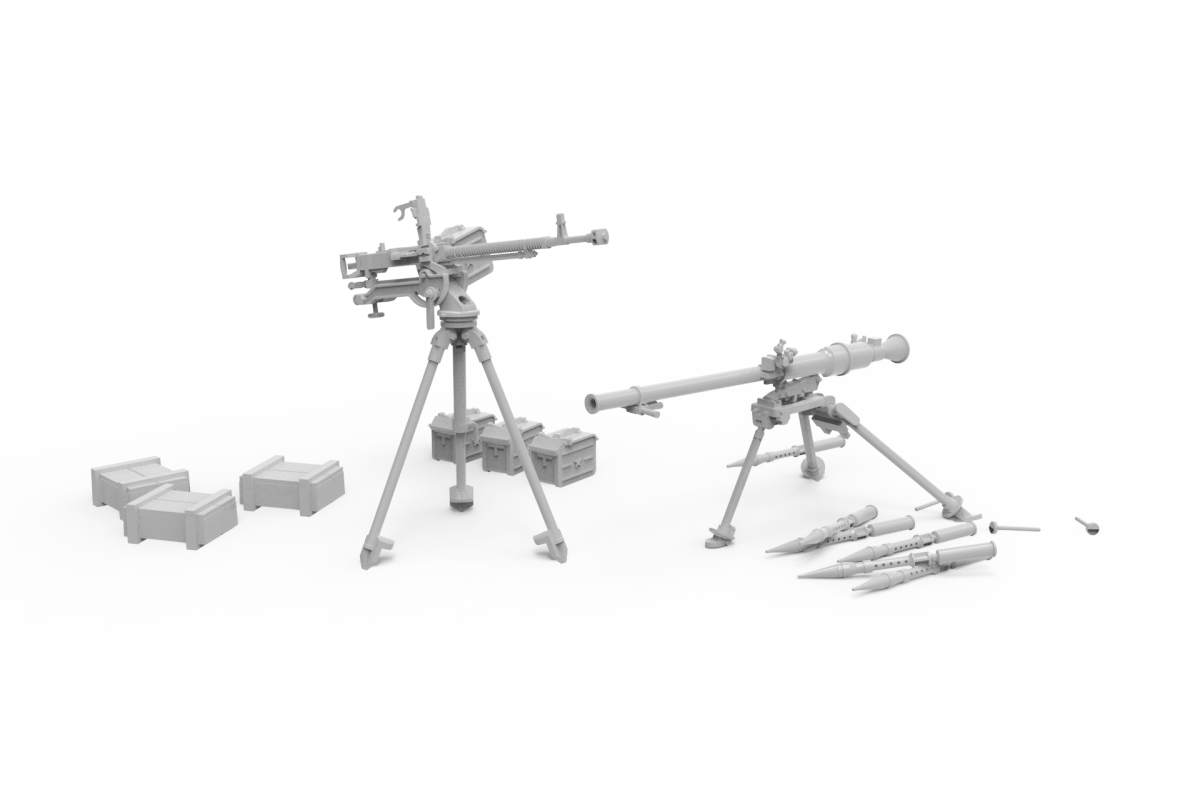AK Interactive AK35005 Armes de soutien d&amp;#39;infanterie DSHKM et SPG-9 1/35 – Bild 3