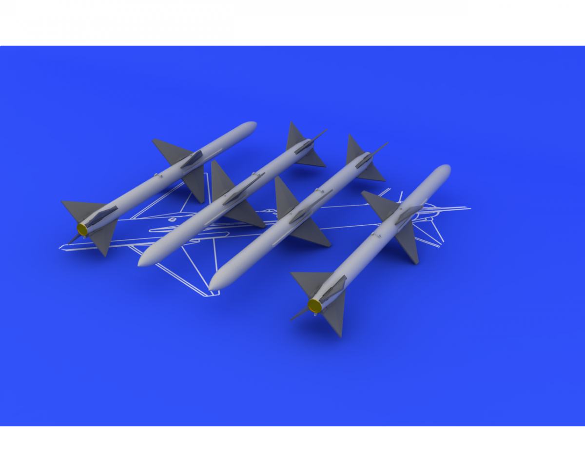 Ensemble d&amp;#39;armes Eduard SIN64828 F-14A TAMIYA 1/48 – imagen 2