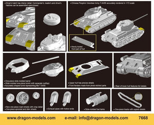 Dragon 7668 Volontaires chinois T-34/85 1/72 – image 2