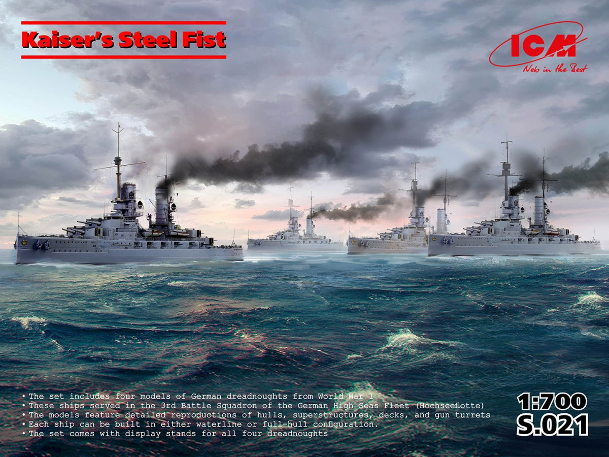 ICM S021 Poing d'acier de Kaiser 1/700