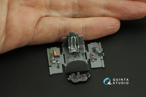 Intérieur coloré imprimé en 3D sur papier décalcomanie Quinta Studio QD72153 P-47D Thunderbolt Bubbletop (Tamiya) 1/72 – imagen 9