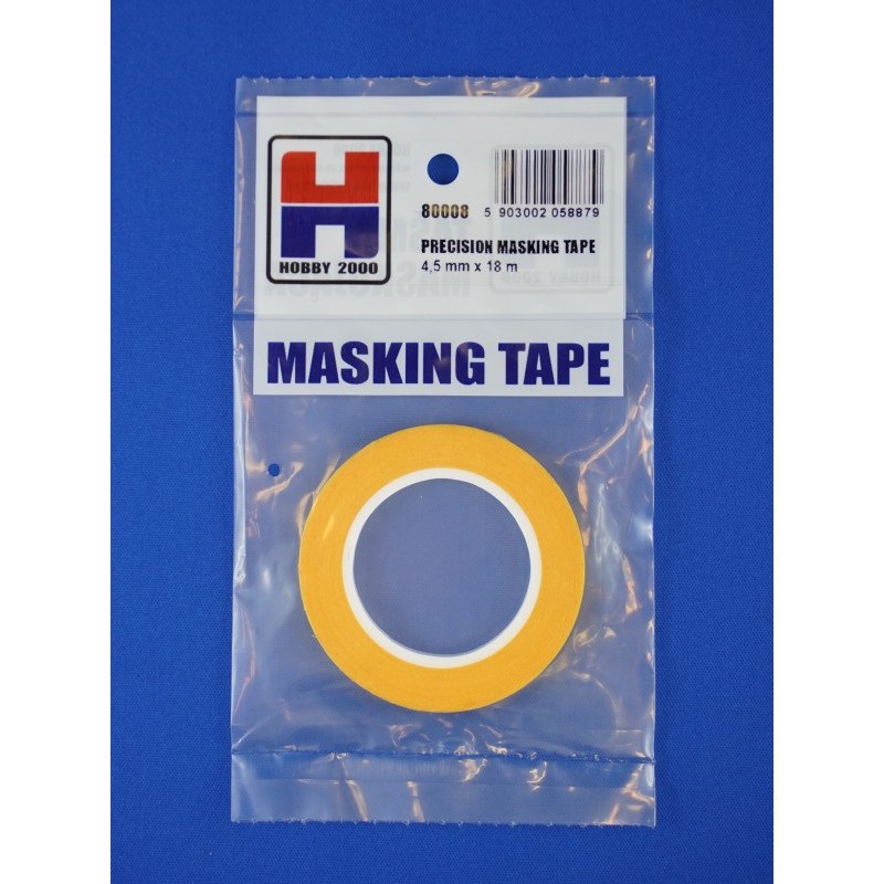 Ruban de masquage de précision Hobby 2000 80008, 4,5 mm x 18 m
