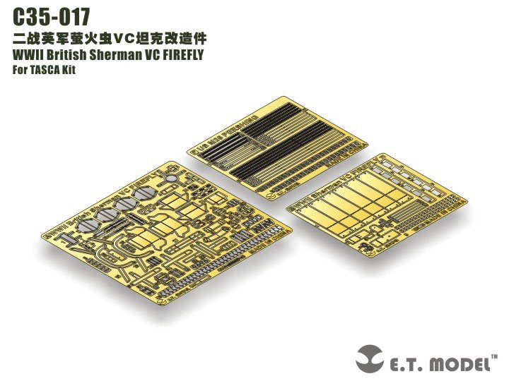 ET Model C35-017 WWII British Sherman VC FIREFLY For TASCA Kit 1/35