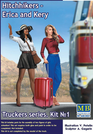 Master Box 24041 Truckers series. Hitchhikers, Erica and Kery 1/24
