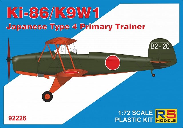 RS Models 92226 Ki-86/K9W1 Avion d'entraînement primaire japonais de type 4 1/72