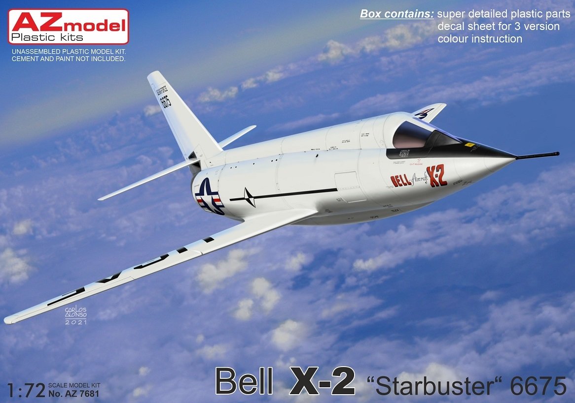 AZ Modèle AZ7681 Bell X-2 « Starbuster » 6675 1/72