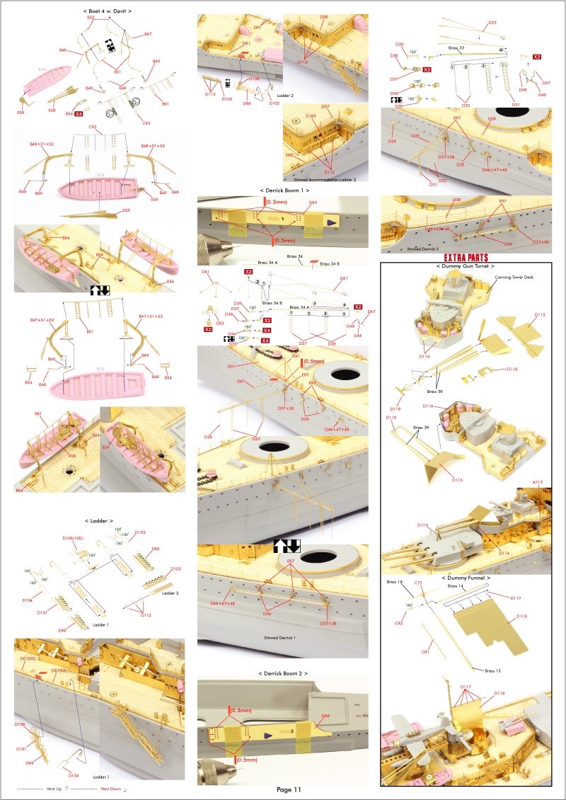Pontos 35033F1 ADMIRAL GRAF SPEE 1939 Kit de détails 1/350 – immagine 26