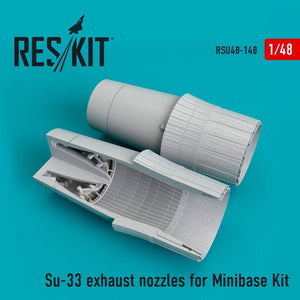 RESKIT RSU48-0148 Buses d&amp;#39;échappement Su-33 pour kit Minibase 1/48