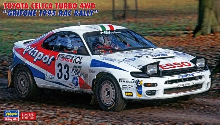 Hasegawa 20594 Toyota Celica Turbo 4WD « Grifone 1995 RAC Rally » 1/24