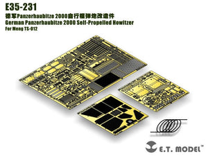 Maquette ET E35-247 Obusier automoteur allemand PZH2000 avec blindage additionnel (pour MENG TS-019) 1/35