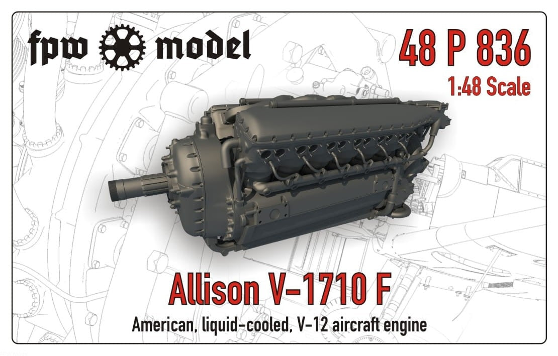 FPW Modèle 48P836 Allison V-1710 F 1/48
