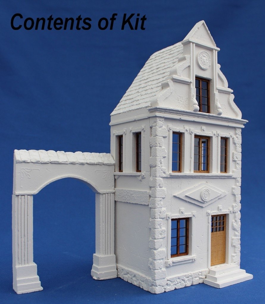 RT-Diorama 35213 Maison de ville n° 2 avec arche 1/35 – image 2