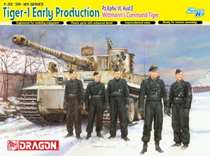 Dragon 6730 Tiger I Early Production Pz.Kpfw.VI,Ausf.E Tigre de commandement Wittmann / chenille magique (1/35)