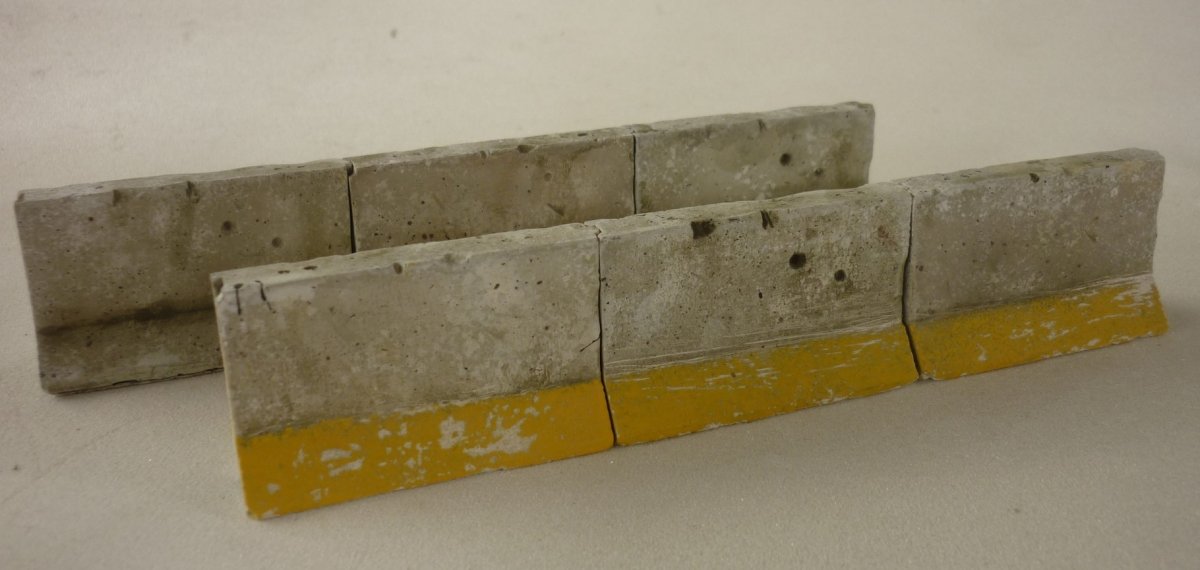 RT-Diorama 35267 Barrière en béton, set n° 2 (6 pièces), échelle 1/35 – imagen 3