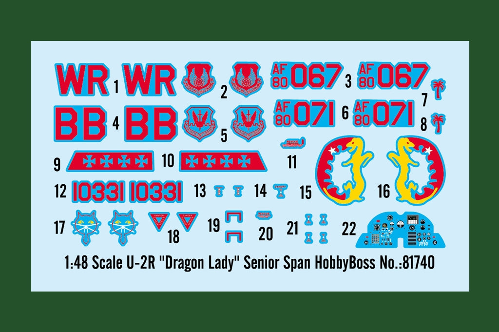 Hobby Boss 81740 U-2R Dragon Lady 1/48 – immagine 3