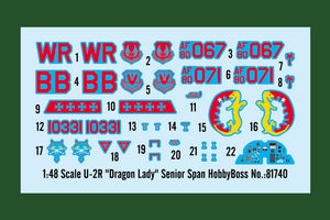 Hobby Boss 81740 U-2R Dragon Lady 1/48 – immagine 3