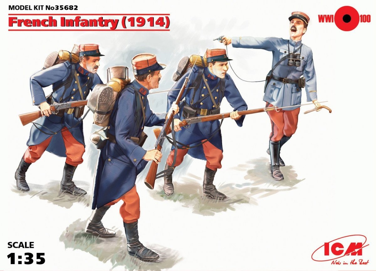 ICM 35682 INFANTERIE FRANÇAISE 1914