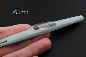 Quinta Studio QC48020 Verrière transparente thermoformée de correction pour Yak-1B, 1 pièce (pour maquettes Accurate Miniatures/Zvezda/Eduard), échelle 1/48 – image 4