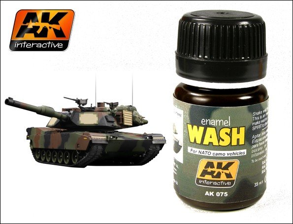 AK Interactive AK075 Nettoyant pour réservoirs OTAN 35 ml