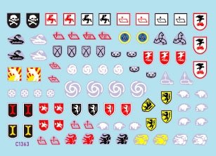 Star Decals 35-C1363 StuG-Abt 5 Insignes génériques et marquages ​​d&amp;#39;unité pour les unités Sturmgeschutz 1/35 – immagine 2