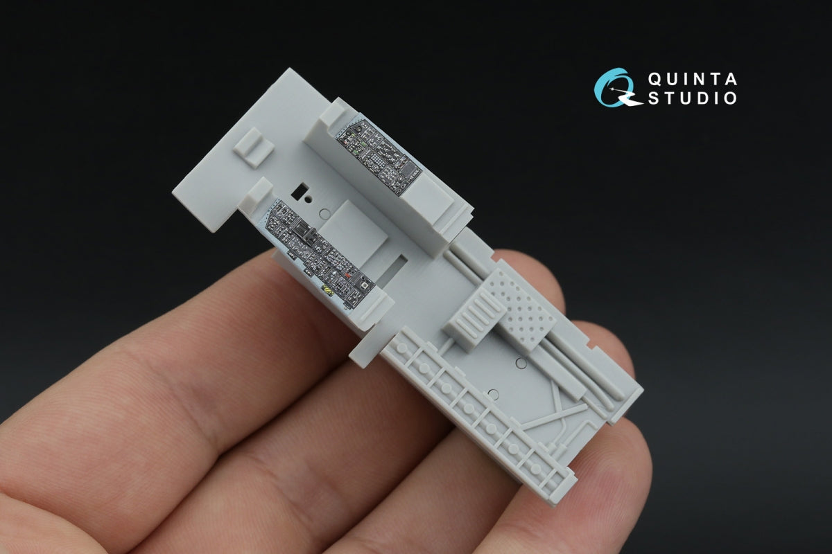 Intérieur imprimé en 3D et coloré sur papier décalcomanie pour F-15A/F-15C Early/F-15J Early (Hasegawa) (Petite version) au 1/48 – Bild 10