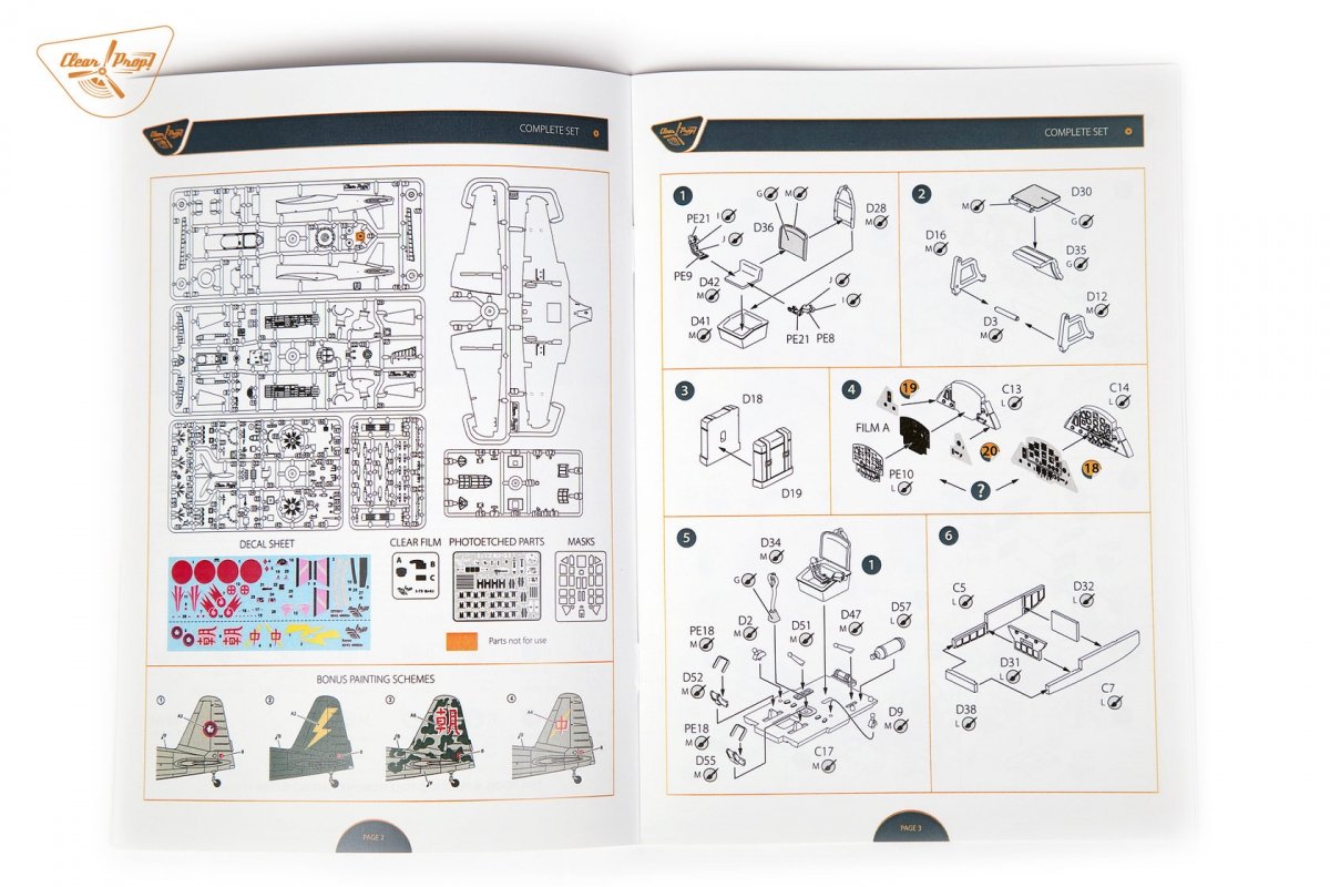 Propulseur transparent ! CP72011 Ki-51 Sonia KIT AVANCÉ 1/72 – image 8