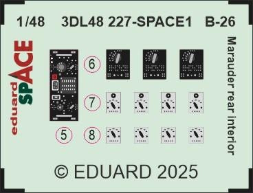 Eduard 3DL48227 B-26 Marauder intérieur arrière SPACE ICM 1/48 – Bild 3