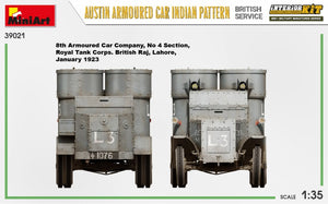Miniart 39021 Voiture blindée Austin, modèle indien. Service britannique. Maquette intérieure 1/35 – Bild 15