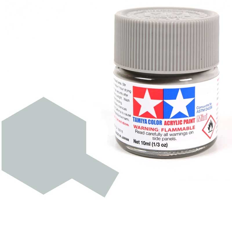 Peinture acrylique Tamiya XF80 Gris clair royal (81780) 10 ml