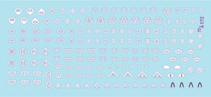 Star Decals 72-A1172 Marquages ​​génériques IDF n° 1. Insignes de brigade/unité israéliens pour chars et véhicules blindés. Échelle 1/72  – immagine 2
