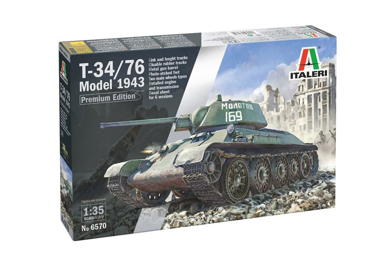Italeri 6570 T-34/76 mod. 1943 1/35 – immagine 3