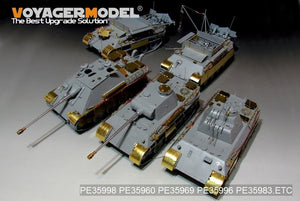 Maquette Voyager PE35998 FlaKPanzer V allemand de la Seconde Guerre mondiale, canon antiaérien FlaKvierling 20 mm MG 151/20, version de base pour TAKOM 2105 au 1/35 – image 15