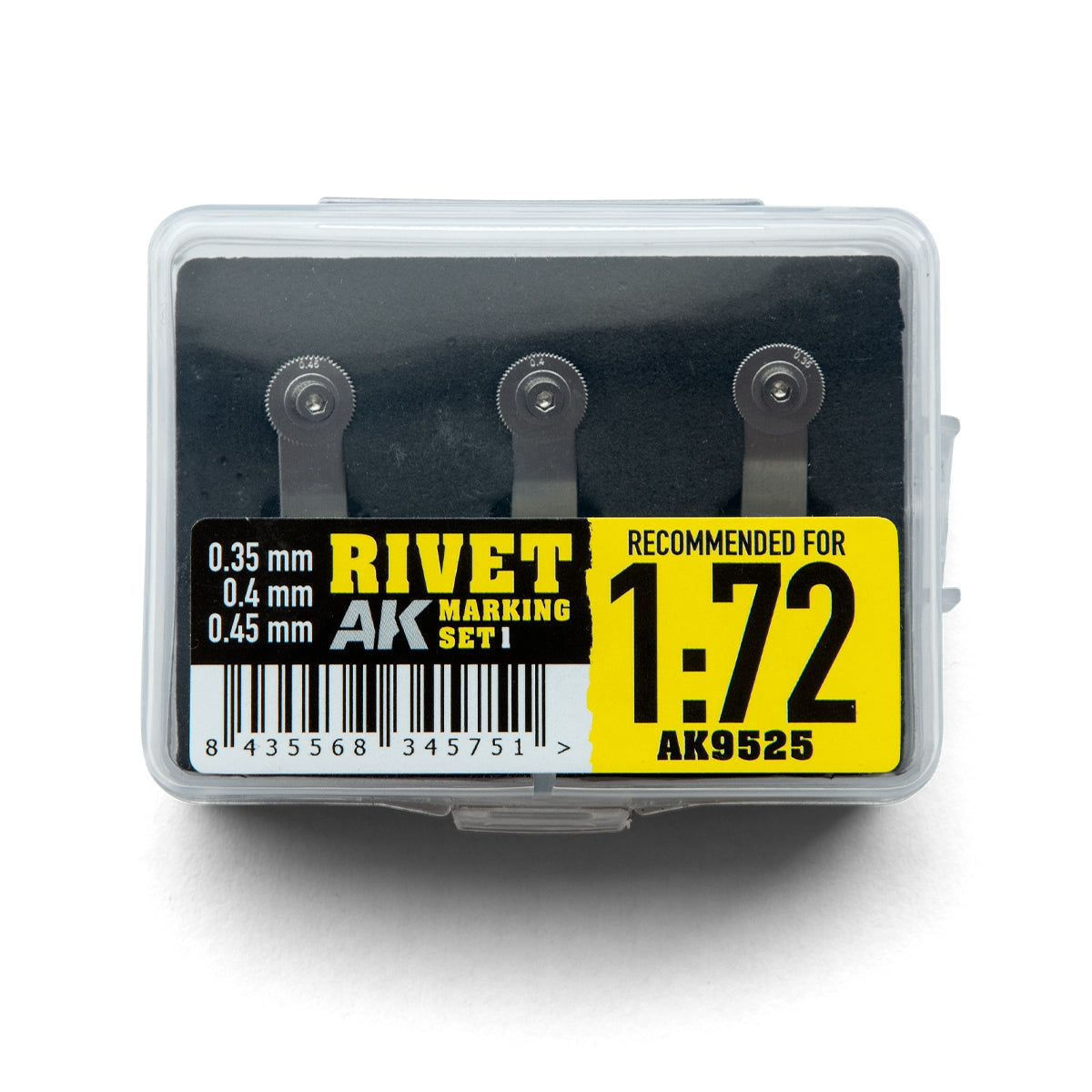 AK Interactive AK9525 JEU DE MARQUAGE DE RIVETS 1 (RECOMMANDÉ POUR L&amp;#39;ÉCHELLE 1/72)