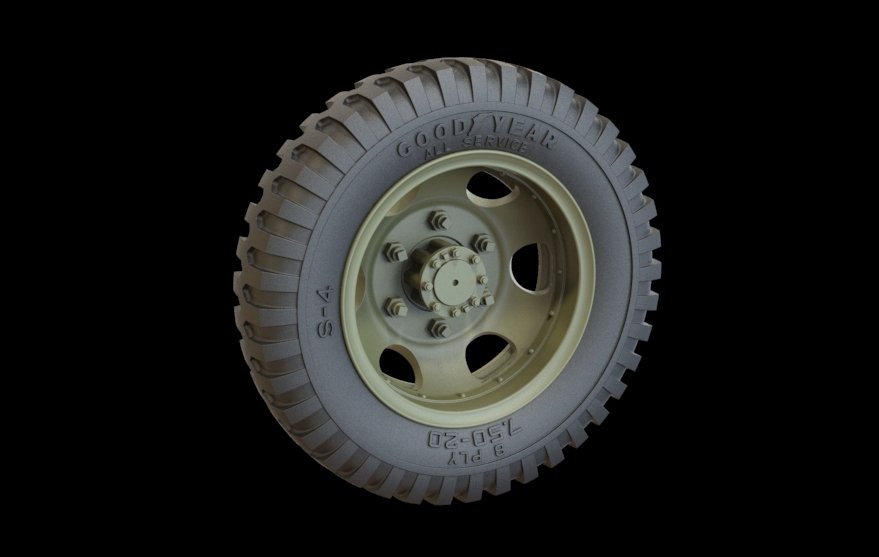 Panzer Art RE35-318 Jeu de roues Studebacker (Goodyear) 1/35 – image 3
