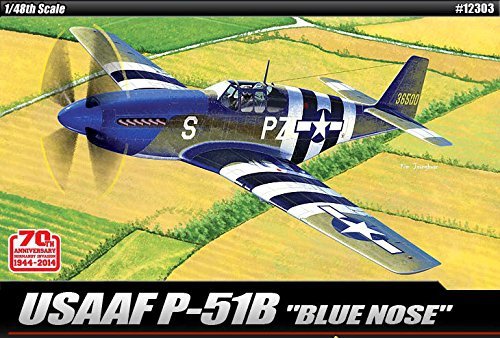 Maquette Academy 12303 USAAF P-51B « BLUE NOSE » au 1/48