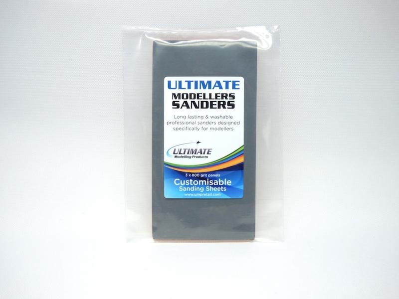 Feuilles abrasives personnalisables Ultimate Modeling Products UMP057 - Grain 800