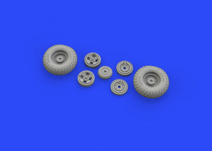 Roues Eduard 632130 Spitfire Mk. IX à 4 rayons avec motif TAMIYA 1/32 – Bild 2