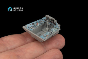 Intérieur imprimé en 3D et coloré sur papier décalcomanie Quinta Studio QD48173 Su-33 (pour kit Minibase) 1/48 – immagine 8