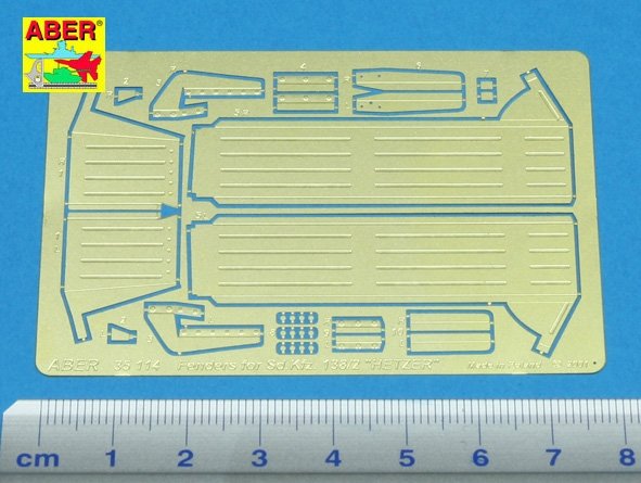Aber 35114 Ailes pour Sd.Kfz. 138/2 Hetzer pour toutes les versions (DRA) (1/35) – immagine 2