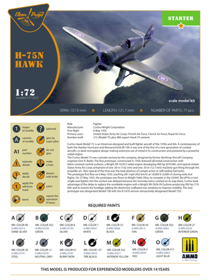 Hélice transparente ! Kit de démarrage CP72022 H-75N Hawk 1/72 – image 3