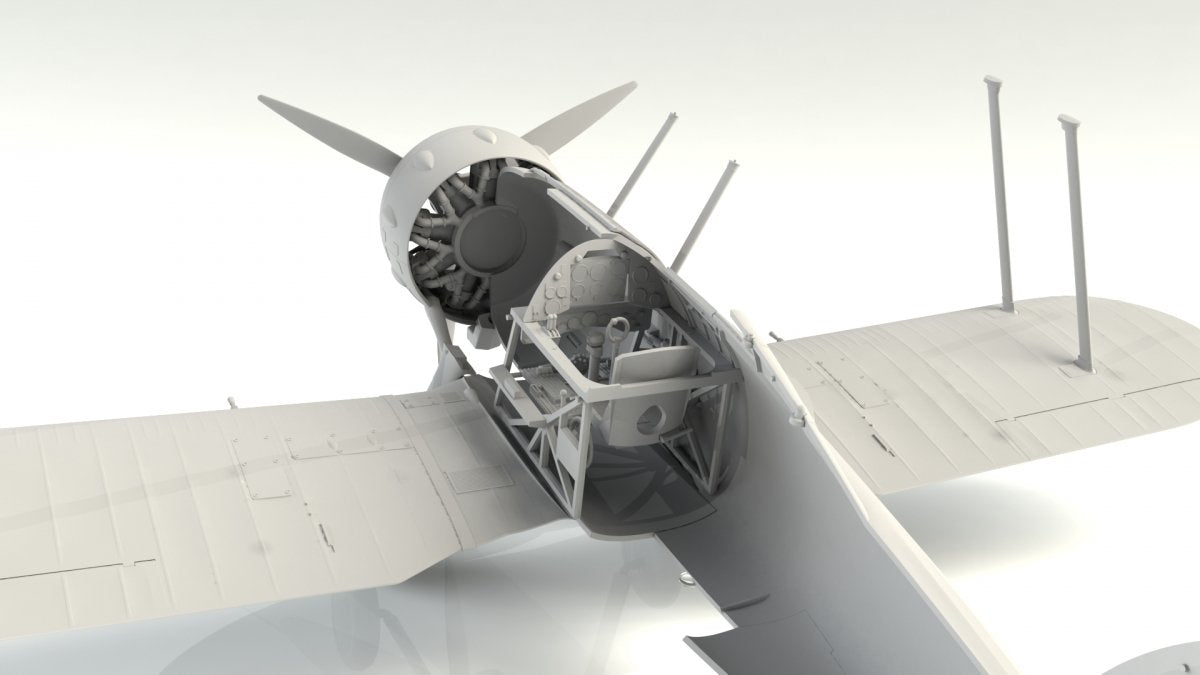 ICM 32041 Gloster Gladiator Mk.II 1/32 – image 5