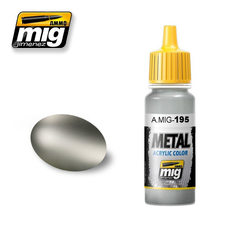 MUNITIONS de Mig Jimenez 0195 ARGENT 17ml