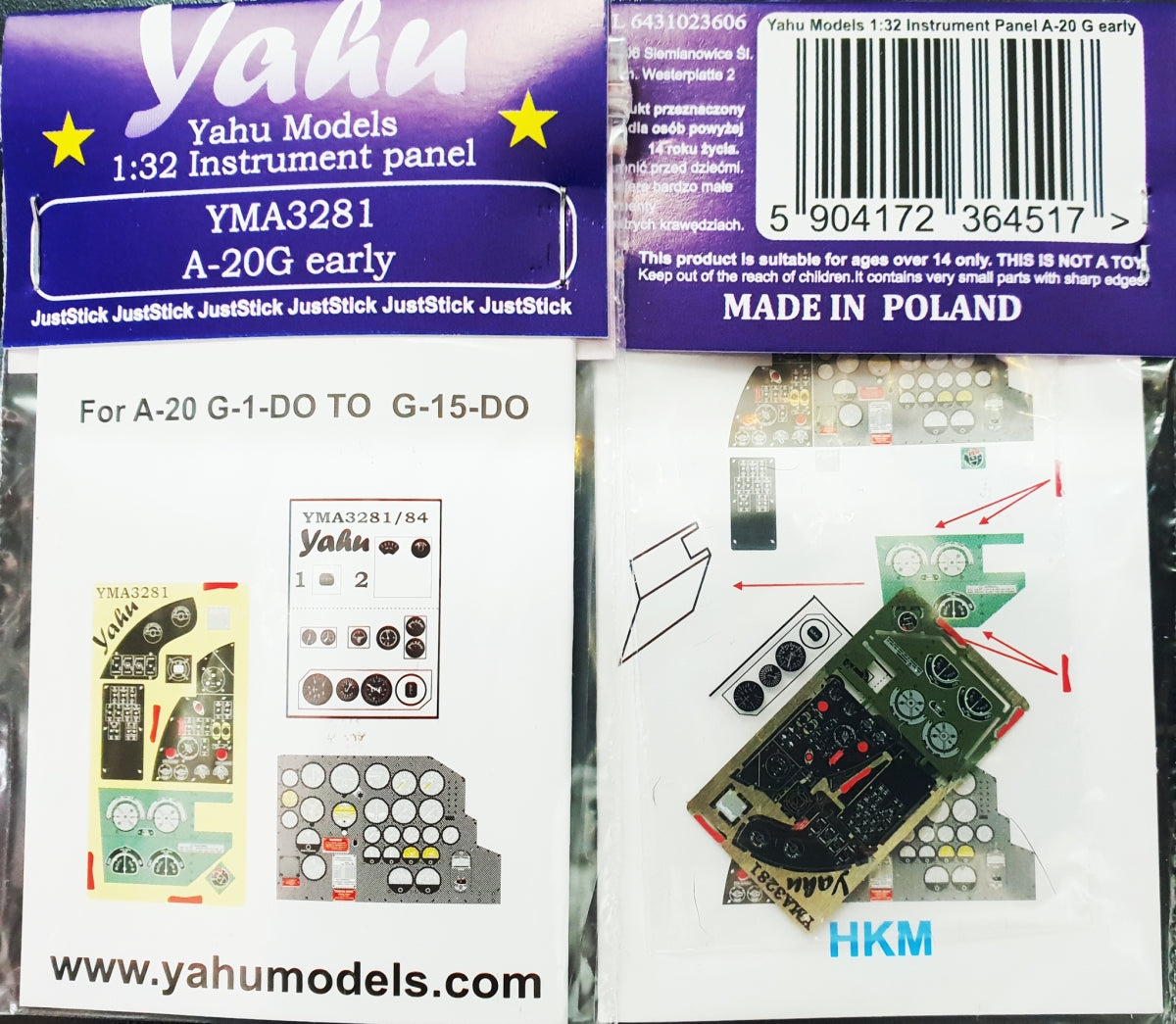 Yahu YMA3281 A-20G En retard pour HKM 1/32