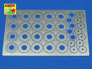 Disques de frein rainurés standard Aber 24023, diamètre 13 mm (1/24&amp;quot;)