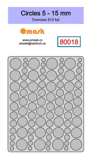 Cercles Omask 80018 5 - 15 mm (Oramask)
