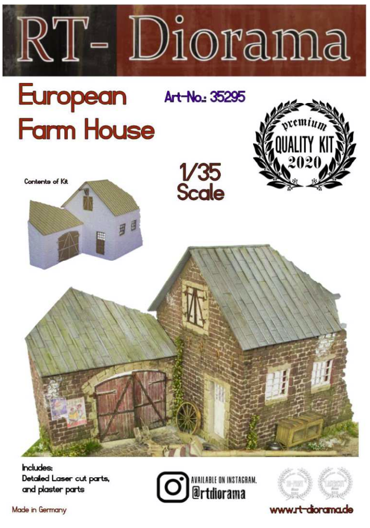 RT-Diorama 35295 Ferme européenne 1/35