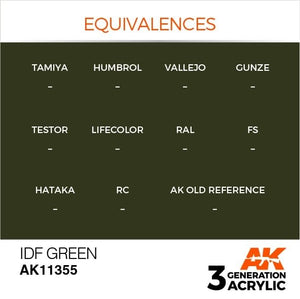 AK Interactive AK11355 IDF Vert 17 ml – image 3