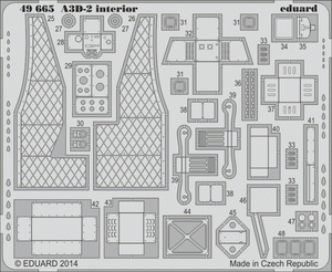 Eduard 49665 A3D-2 intérieur SA TROMPETTE 1/48 – image 2