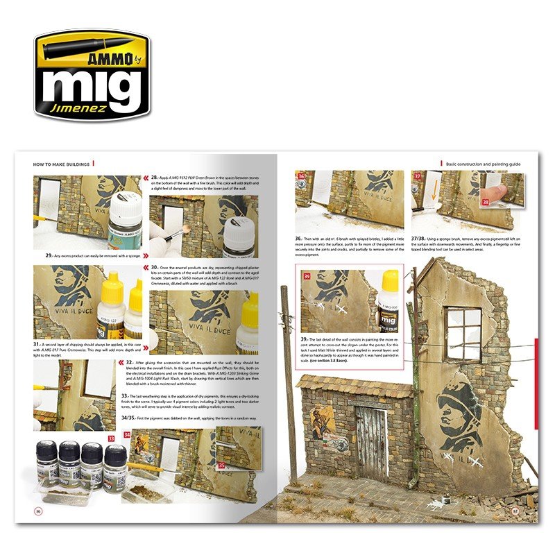 AMMO de Mig Jimenez 6135 COMMENT CONSTRUIRE DES BÂTIMENTS. GUIDE DE CONSTRUCTION ET DE PEINTURE DE BASE (Anglais) – image 8