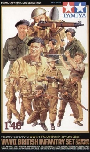 Tamiya 32526 Coffret d&amp;#39;infanterie britannique (1/48)